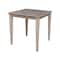 International Concepts Square Solid Wood Top Table, Dining Height, Washed Gray Taupe, 30 W, 30 L, 30 in H, Wood K09-3030-30S - alternate 5